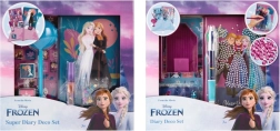 Dekoratives Tagebuch-Set DISNEY FROZEN – Tagebuch, Aufkleber und Zubehör