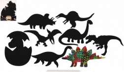 Kratzpapier Dinosaurier