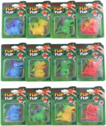 Gummi-Drache 2-in-1 – Figur, die sich zum Ei zusammenrollen lässt