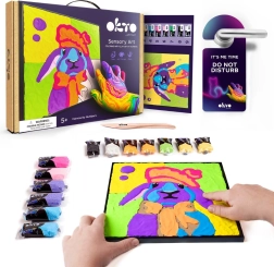 Okto Häschen – Kreativ-Set zum Malen auf Leinwand 30 × 30 cm