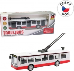 Metall-Trolleybus mit Rückzug, 16 cm