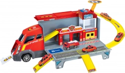 Ausklappbare Feuerwehrstation – Lkw mit Effekten 46 cm