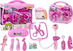Arztkoffer-Set für kleine Ärzte im Koffer Lichter Geräusche Rosa