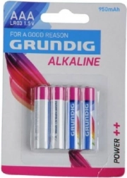 Alkaline-Batterien AAA 1,5 V 4 Stk. GRUNDIG