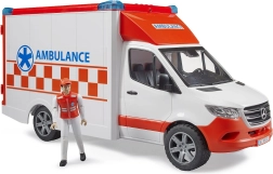 Sanitärfahrzeug MB Sprinter mit Sanitäterfigur