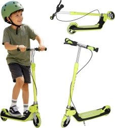 Trike Fix Kinder-Klapproller mit LED-Rädern, neon grün