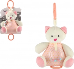 Spieluhr Plüsch-Teddybär 18 cm rosa
