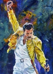 Diamantmalerei Freddie Mercury 30 × 40 cm