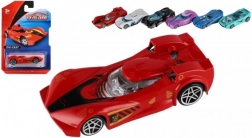 Sportliches Spielzeugauto 8 cm mit Freilauf – Metall und Kunststoff, Mix verschiedener Modelle