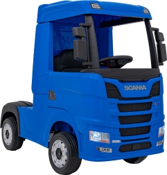 Elektrisches Kinder-Rutschfahrzeug SCANIA R‑SERIES, blau