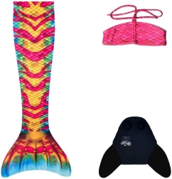 Meerjungfrauenschwanz Aquaris Coral S mit Monoflosse und Bikini