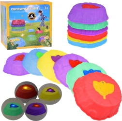 Leuchtender sensorischer Pfad - Steine für Balance-Training