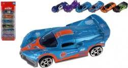 Set aus Sportwagen 1:64, 6 Stk., Metall und Kunststoff, Freilauf