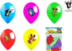 Aufblasbare Luftballons Maulwurf und Freunde 30 cm, Set mit 5 Stk.