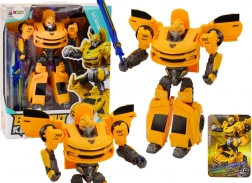 Auto-Roboter 2v1 transformierendes Sportauto gelb