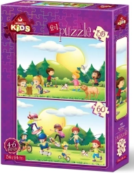 Kinderpuzzle Spielzeit 35 und 60 Teile