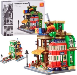 Konstruktionsset Architektur der Welt – BBQ-Restaurant Paris 1922 Teile