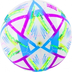 Gummiball lila mit markanten Mustern 24 cm