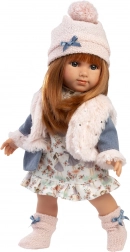 Realistische Puppe mit weichem Stoffkörper 35 cm Llorens NICOLE