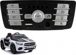Musikpanel für Kinderauto mit Akku Mercedes-AMG SL500 Polizei