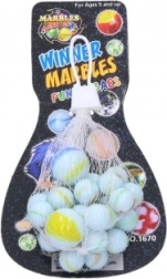 Glas-Murmelset Marmor