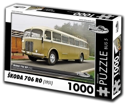 RETRO-AUTA Puzzle Bus Škoda 706 RO (1951) 1000 Teile