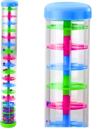 Große Sinnesröhre mit bunten Kugeln 40cm