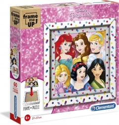 CLEMENTONI Puzzle Frame Me Up Disney Prinzessinnen 60 Teile