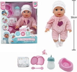 Puppe 35 cm trinkt und pinkelt Tosia mit Zubehör