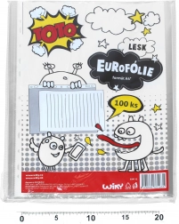 Transparente Hängemappe für Dokumente A4 - glänzend