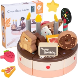 Holztorte zum Schneiden 19 Stk.