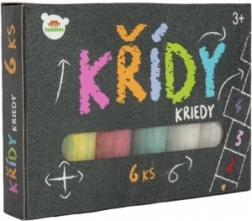 Bunte Straßenkreide in einer Box