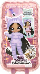 Na! Na! Na! Surprise Fuzzy Surprise modische Puppe mit Plüschhandtasche 19 cm