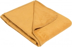 Baby-Baumwolldecke 75 × 100 Senfgelb