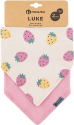 Petite&Mars Bandana-Lätzchen Luke 2 Stk. beige kiwis & misty green
