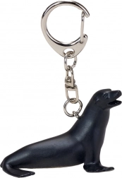 Schlüsselanhänger Seelöwe MOJO – handbemalt aus phthalatfreiem PVC