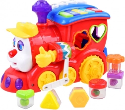 Interaktiver Zug mit Formen- und Geräuscherkennung