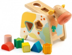 DJECO Einlege-Spielzeug Kuh