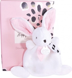 Doudou rosa Mini-Kaninchen 17 cm Geschenkbox