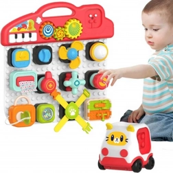 Woopie Montessori Kinder Manipulationspanel Buntes Aktivitätspanel