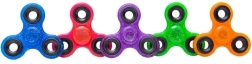 Glitzer-Fidget-Spinner 7,5 cm – verschiedene Farben - 1 Stück