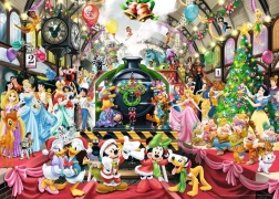 RAVENSBURGER Puzzle Disney Weihnachten: Alle an Bord 1000 Teile