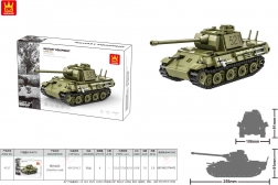 Bausteine Grüner Panzer 638 Teile