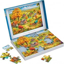 Puzzle EUROGRAPHICS Connecting Pieces: Ruhiges Leben 24 Teile