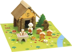 Jeujura Holzbaukasten Bienenstock 50 Teile