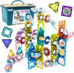 Magnetische 3D-Bausteine – Kugelbahn 126 Stk von WOOPIE