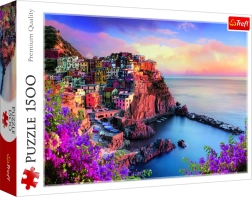 Puzzle – Ausblick auf das Städtchen Manarola, Italien – 1500 Teile TREFL