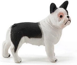 Französische Bulldoggenfigur