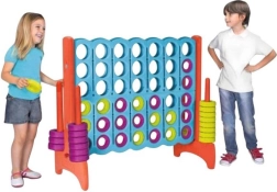 Feber Mega 4 in einer Reihe – riesiges strategisches Outdoor-Spiel