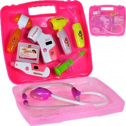 Rosa Arztkoffer-Spielset für Kinder